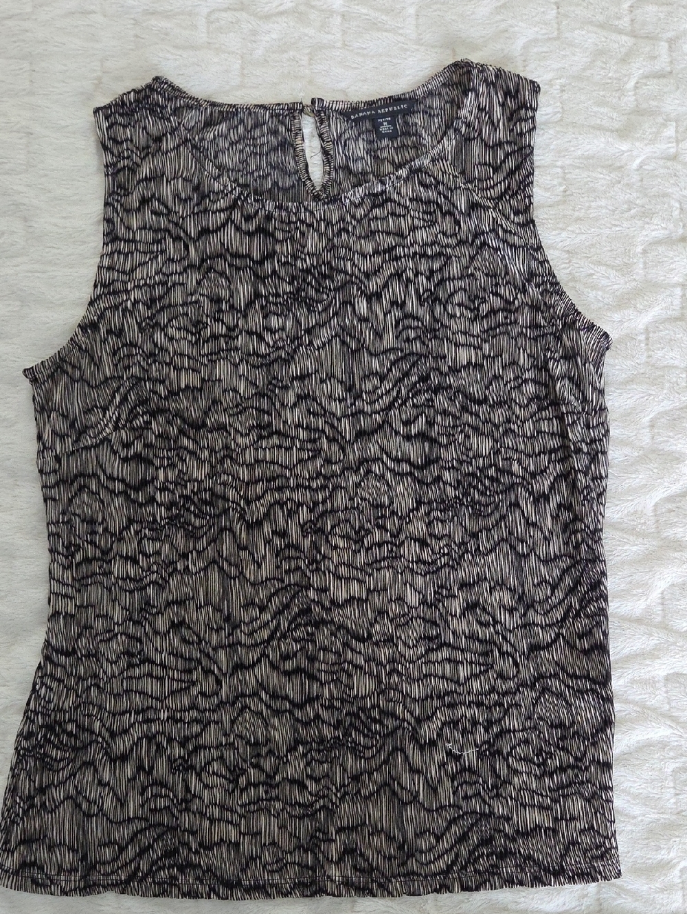 Banana Republic Abstract Print Sleeveless Shell Top Medium